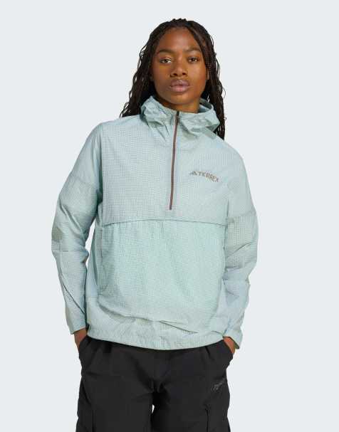 adidas Performance – Terrex Xploric – Winddichter Anorak in Semi Flash Aqua - view 1