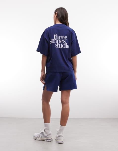adidas Performance - Three Stripes Studios - Camiseta azul marino - view 1