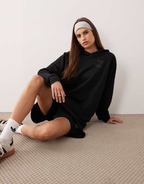 adidas Performance Three Stripes Studios hoodie in black - view 1
