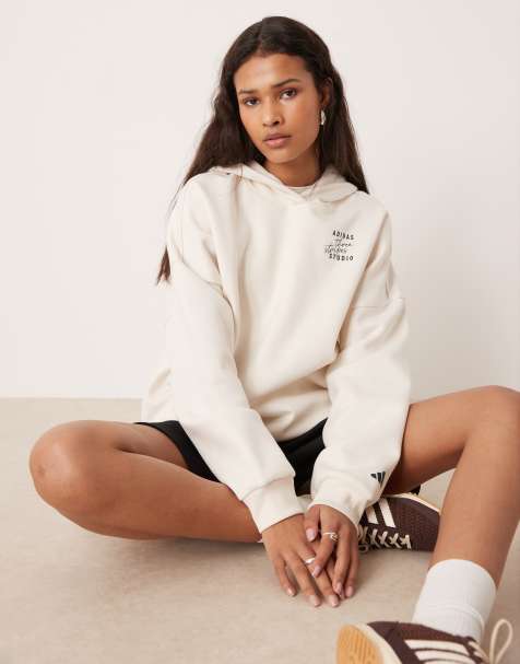 adidas Performance Three Stripes Studios hoodie in grey - view 1