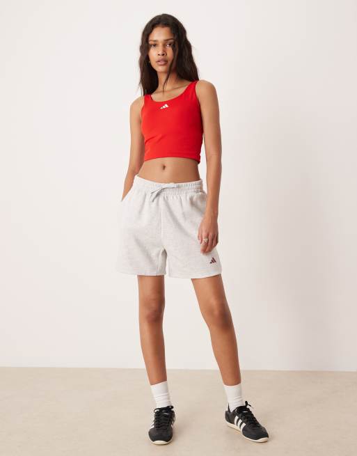 adidas Performance – Three Stripes Studios – Rött linne, 4 av 4