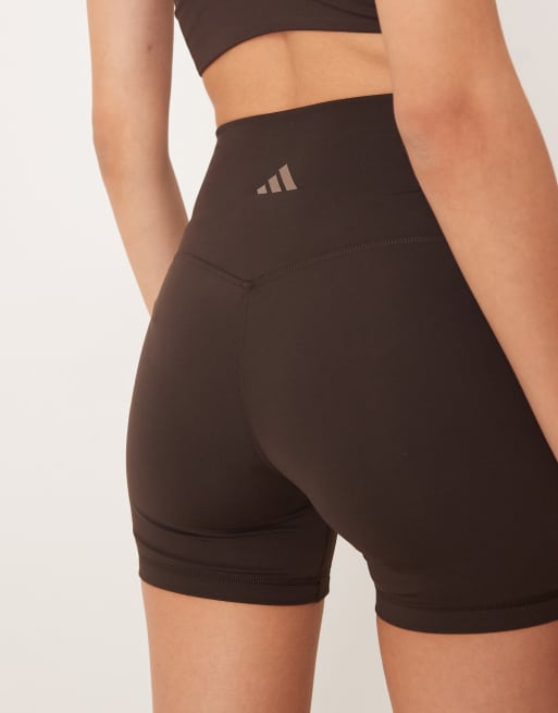 adidas Performance - Three Stripes Studios - Short moulant - Marron, 2 de 5