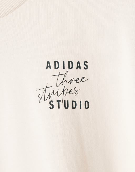 adidas Performance - Three Stripes Studios - Top à manches longues - Blanc, 2 de 4