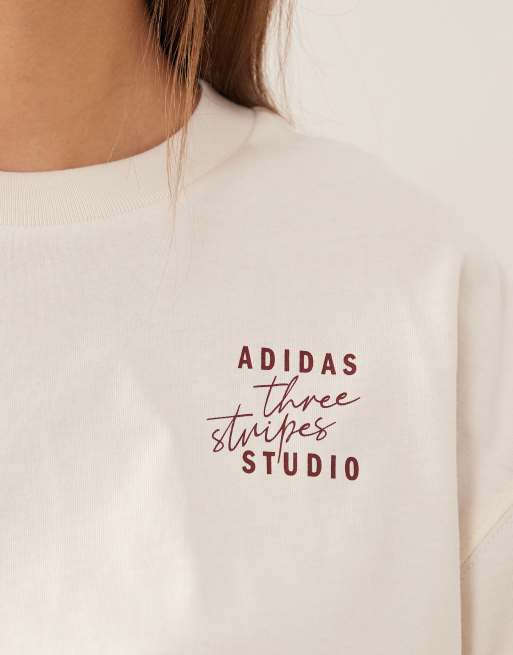 adidas Performance - Three Stripes Studios - Top à manches longues - Blanc, 2 de 4