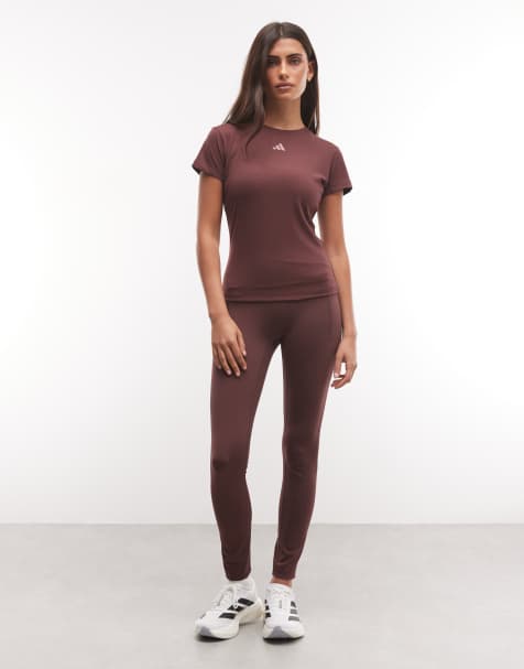 adidas Performance Three Stripes Studios Top in Burgundy - view 1