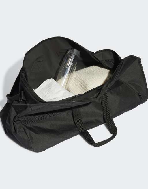 adidas performance Tiro 23 league duffel bag large in black / white, 3 of 3