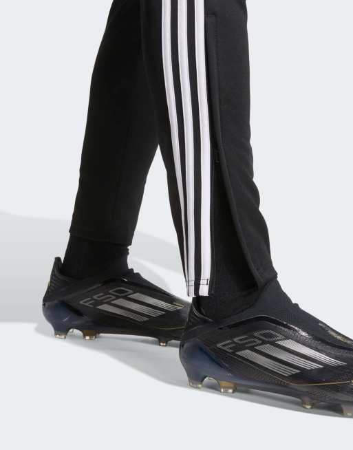 adidas Performance – Tiro 24 – Schmal geschnittene Trainingshose in Schwarz/Purple Rush, 2 von 4