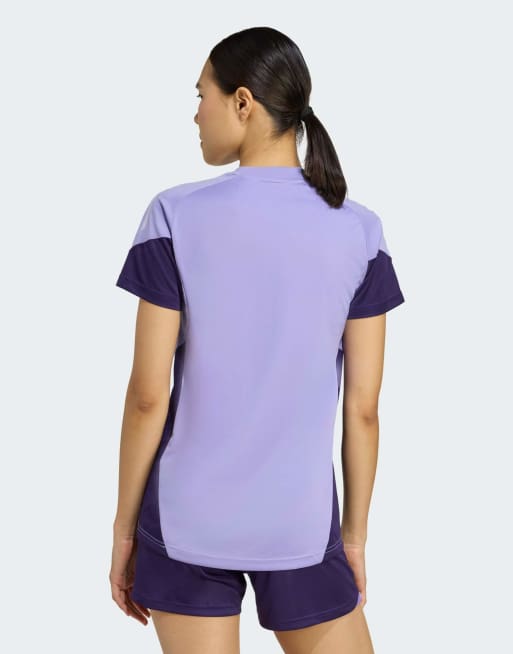 adidas performance – Tiro 25 Competition – Jasnofioletowa koszulka treningowa, 2 z 4