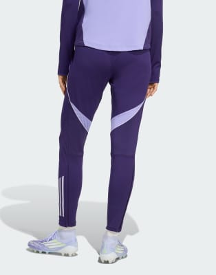 adidas Performance - Tiro 25 Competition - Trainingshose in Dunkellila