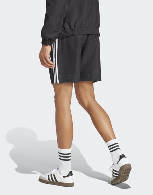 adidas Performance – Tiro 25 Essentials – Czarno-białe szorty z tkaniny, 4 z 5