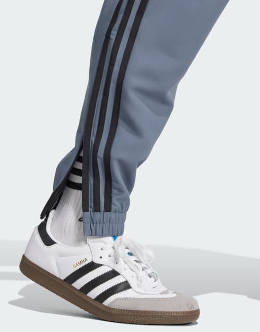 adidas Performance - Tiro 25 Essentials - Gråblå og vævede bukser med orange detalje, 4 af 5