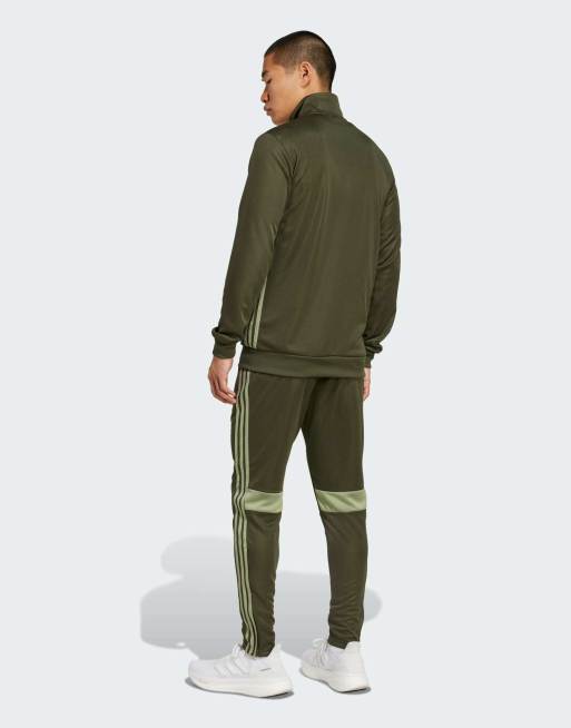adidas performance – Tiro 25 Essentials – Komplet dresowy w odcieniach zieleni, 3 z 5