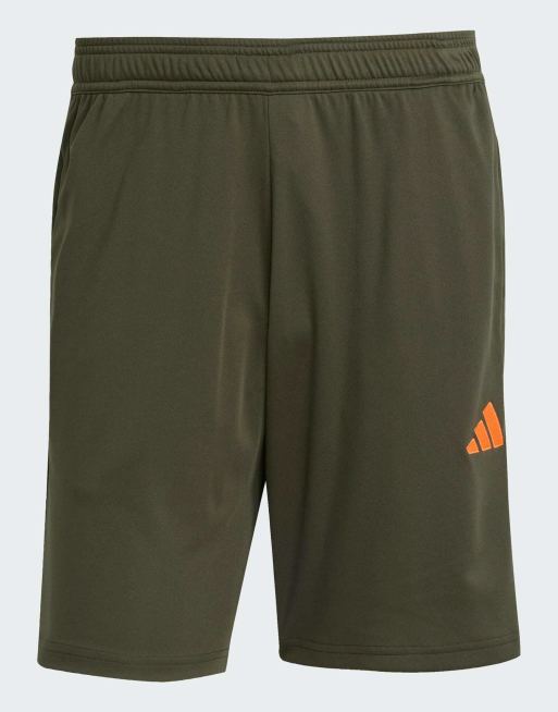 adidas Performance – Tiro 25 – Essentials – Mörkgröna och ljusgröna shorts, 5 av 5