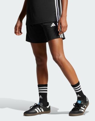 adidas Performance - Tiro 25 Essentials - Shorts in Schwarz / Weiß