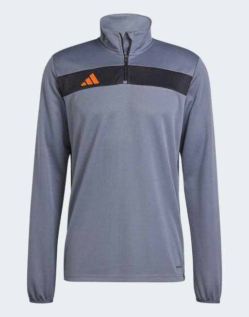 adidas Performance – Tiro 25 Essentials – Top dresowe w kolorze grafitowym i pomarańczowym, 2 z 4