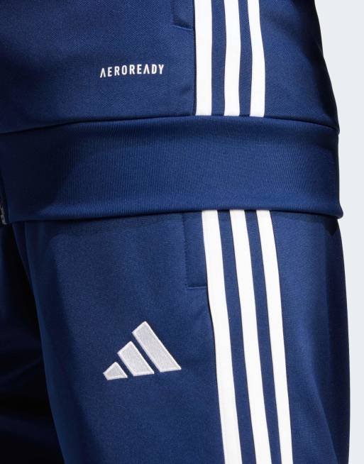 adidas performance Tiro 25 essentials track suit in team navy