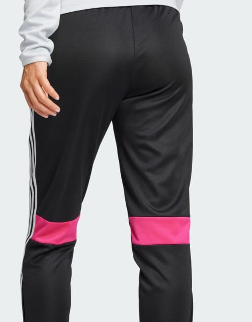adidas performance - Tiro 25 - Essentials - Trainingsbroek in zwart, grijs en roze, 3 van 4