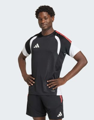Performance - Tiro 26 Competition Training - Trikot in Schwarz / Semi Lucid Red Schwarz XS