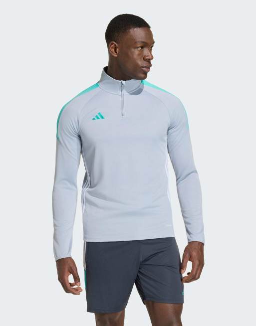 adidas performance - Tiro 26 Essentials - Top da allenamento color argento halo/mint rush