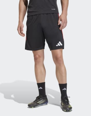 Performance - Tiro 26 League - Trainings-Shorts in Schwarz/Semi Lucid Red Schwarz L