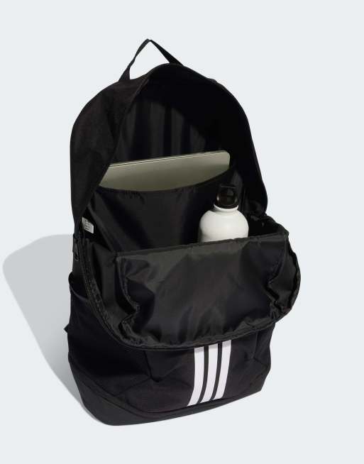 adidas performance Tiro backpack in black / white, 4 of 4
