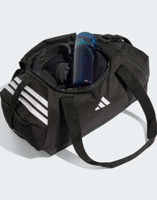adidas performance Tiro duffle bag small in black / white