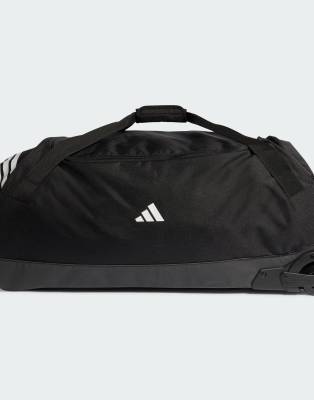 adidas Performance - Tiro - Extragroße Team-Trolleytasche in Schwarz/Weiß mit Rollen