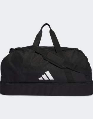 adidas performance Tiro league duffel bag large in black / white