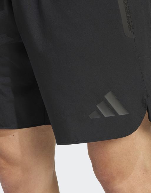 adidas Performance – Tiro Travel – Czarno szorty z tkaniny, 4 z 5
