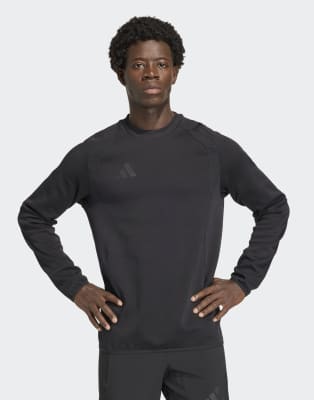 adidas Performance - Tiro Travel - Sweat ras de cou - Noir