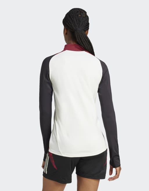 adidas Performance - Tiro 24 - Haut d'entraînement Manchester United - Blanc cassé/noir, 2 de 4
