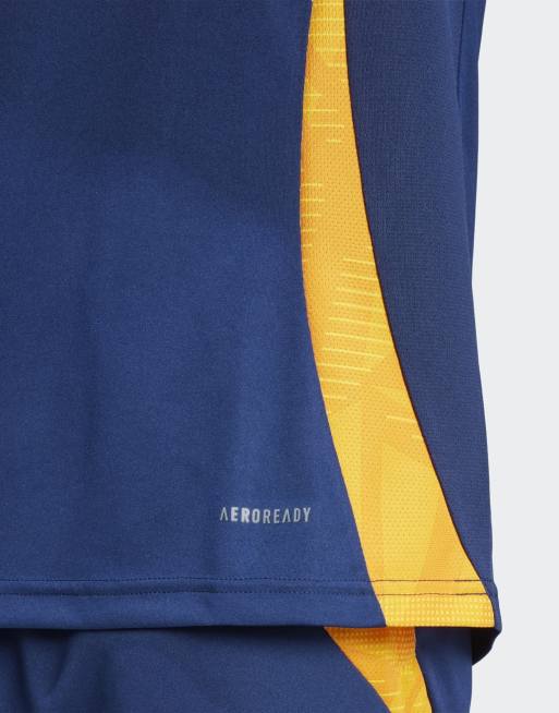 adidas Performance - Tiro 24 - Maillot d'entraînement Real Madrid - Bleu marine/orange, 4 de 4