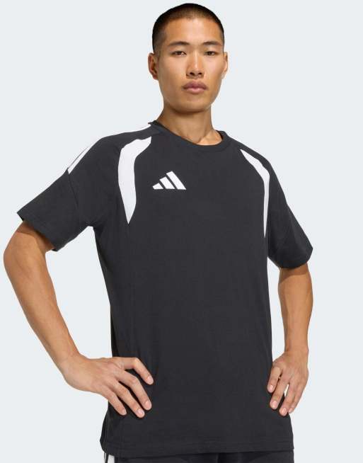 adidas performance Tiro26 league T-shirt in zwart / wit, 4 van 4