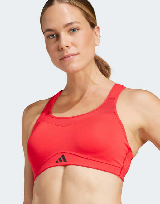 adidas performance Tlrd impact training high support bra in pure