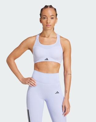 adidas Performance - Tlrd Impact Training - Sport-BH in Violet Tone mit hoher Stützfunktion-Lila