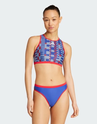 adidas Performance - Tom Daley - Bikini in Semi Lucid Blue / Pure Ruby-Blau