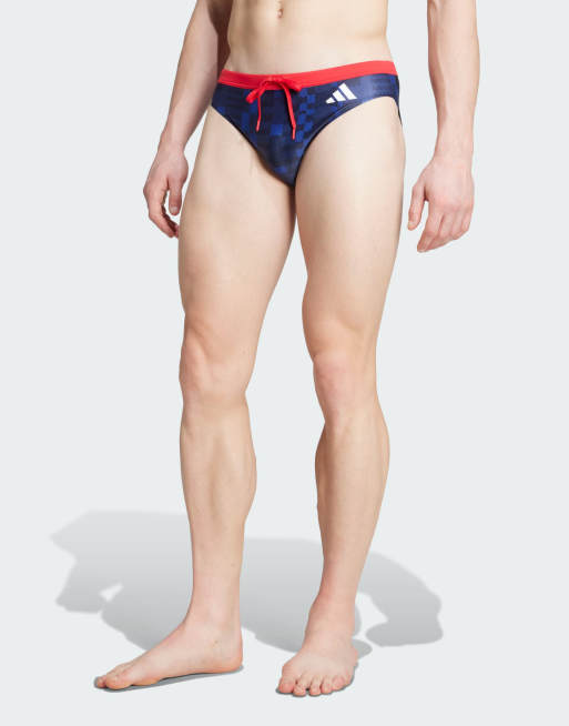 adidas Performance - Tom Daley - Boxer aderenti color inchiostro leggenda/rubino puro