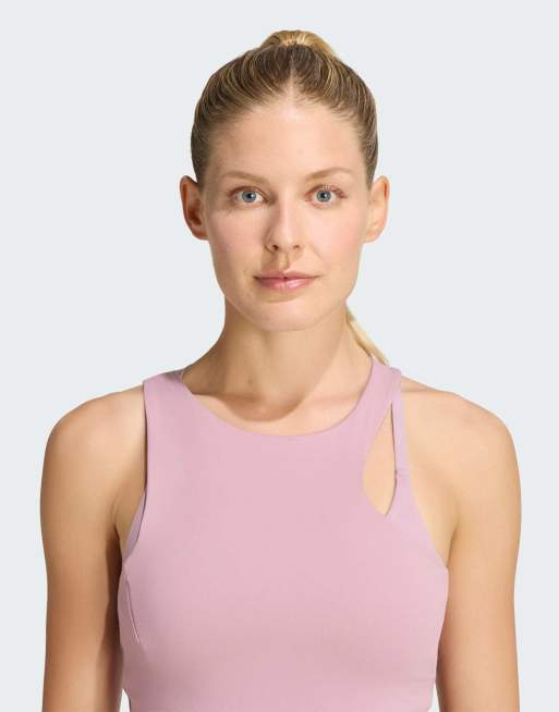 adidas performance top senza maniche All me in magic mauve, 4 di 4