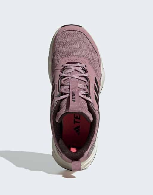 adidas performance Tracefinder trail running shoes in magic mauve / aurora coffee, 2 of 7