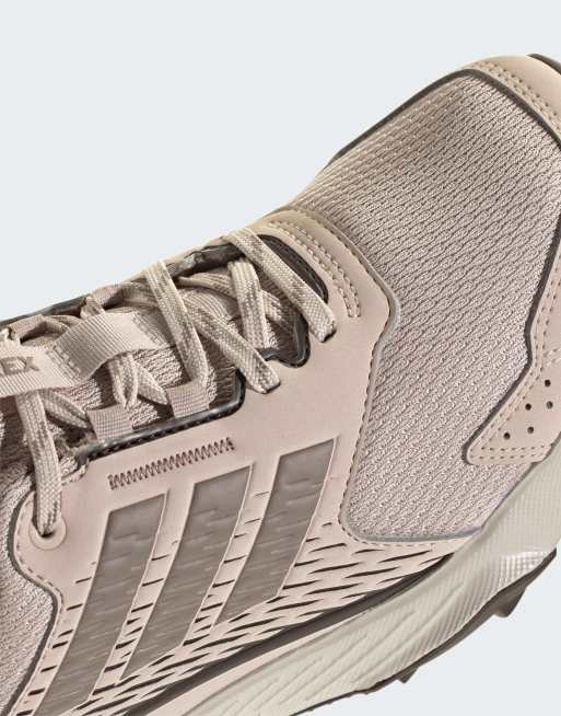 adidas performance Tracefinder Trailrunning-Schuhe in Wonder Taupe / Trace Brown, 4 von 7