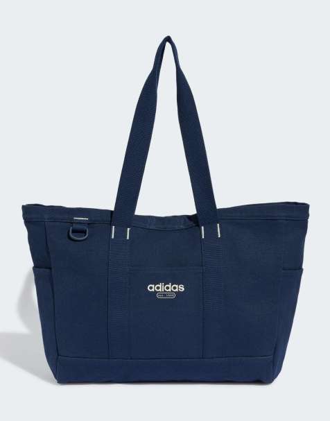 adidas Performance – Tragetasche aus Canvas in Night Indigo/Elfenbeinweiß - view 1