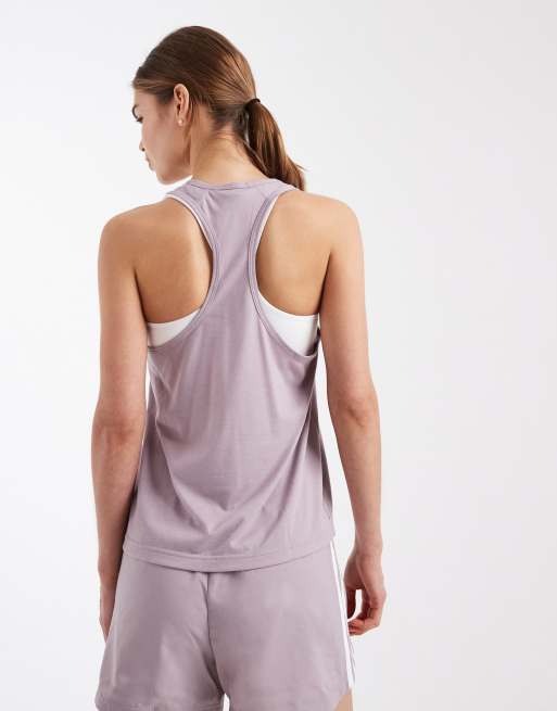 adidas Performance - Train Essentials - Tanktop met racerback en minimalistisch logo in lichtpaars, 3 van 4