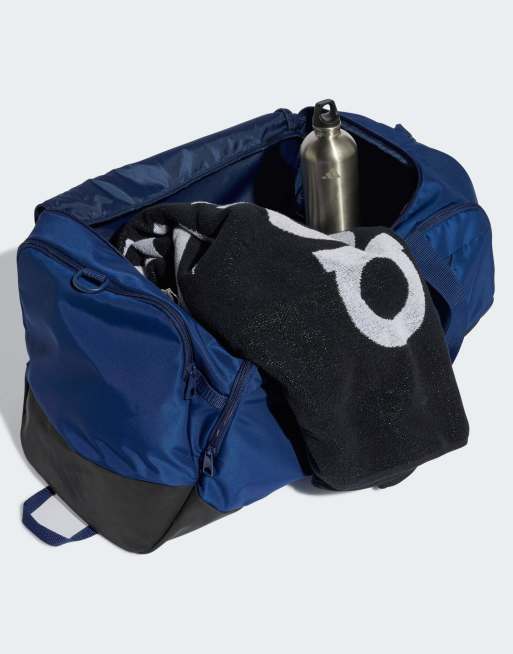 adidas Performance - Training Defender - Mørkeblå og hvid mellemstor duffelbag, 2 af 4