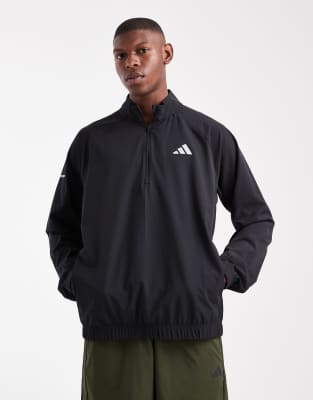 adidas Performance - Training Essentials Holiday Pack - Sweat à capuche à col zippé - Noir