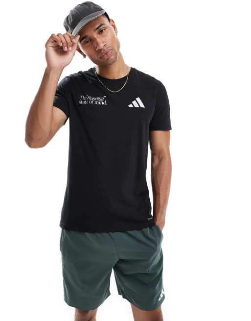 adidas Performance – Ultimate – Czarny T-shirt z metaliczną grafiką, 2 z 4