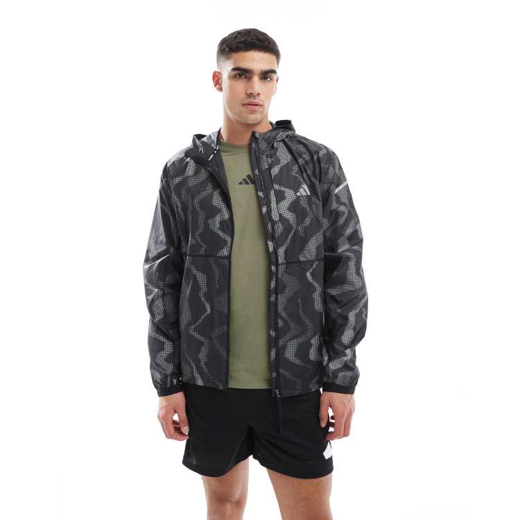 adidas Performance ultimate wind rdy jacket in black ASOS
