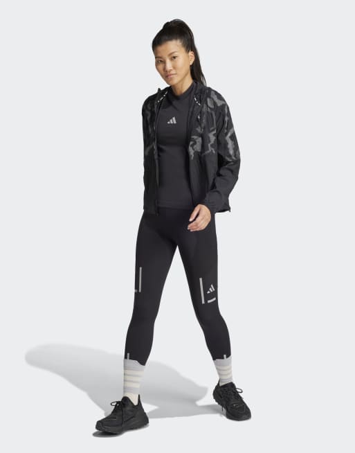 adidas Performance - Ultimateadidas - Sorte 7/8-leggings med refleks, 3 af 5