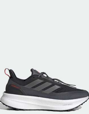 adidas performance Ultraboost 5 TR shoes in core black / iron metallic /  lucid red | ASOS