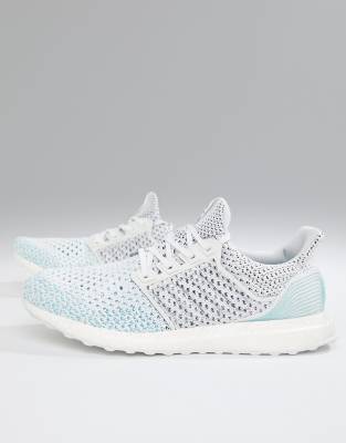 adidas white knitted trainers