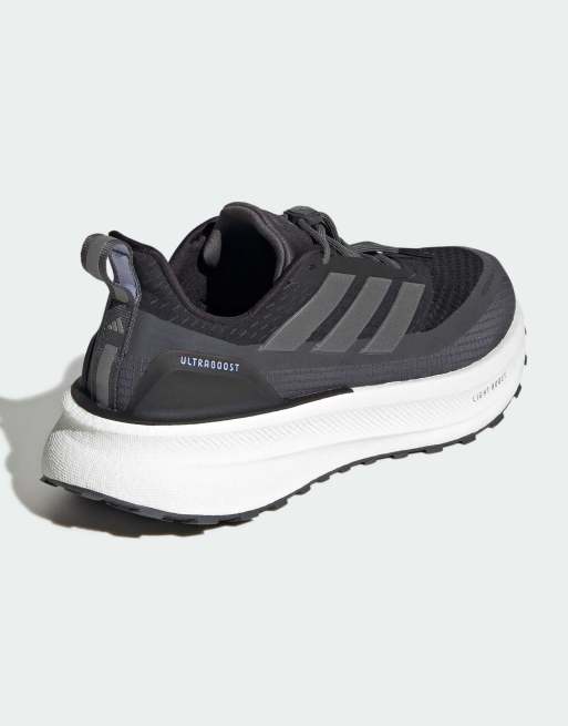 adidas performance Ultraboost shoes in core black iron metallic